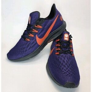 Mens Size 11.5 Nike Air Zoom Pegasus 36 "Clemson Tigers" Running Shoes